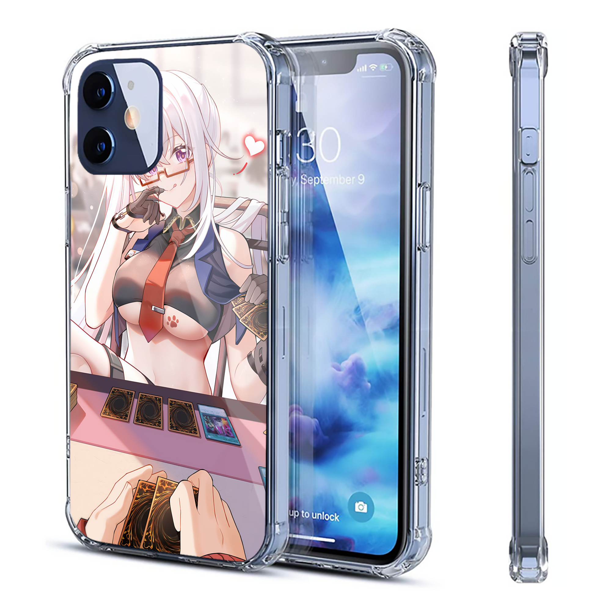 （画像用） 遊☆戯☆王 Yu-Gi-Oh! 【iPhone 12シリーズ対応】透明スマホケース（クリアソフトケース）